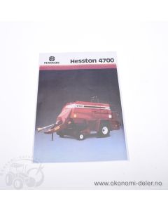 Brosjyre Hesston  4700/86